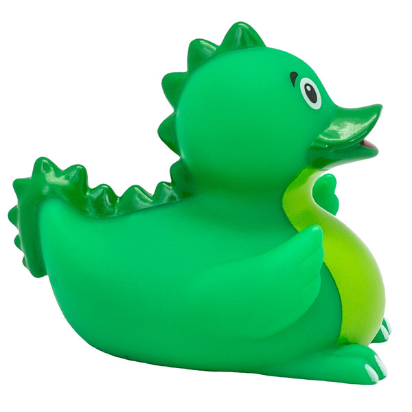 Canard de bain dino