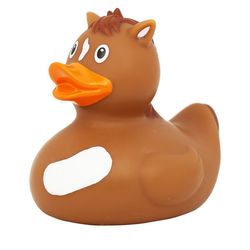 Canard de bain poney