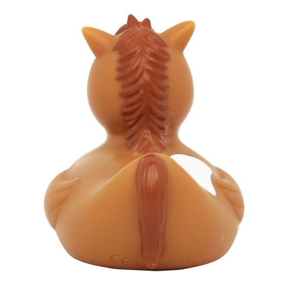 Canard de bain poney