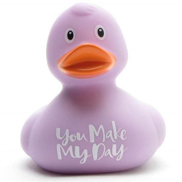 Canard en de bain "You Make My Day" (Rose)