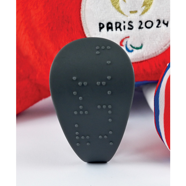 Peluche Mascotte Jeux Paralympiques Paris 2024 - 25 cm boîte