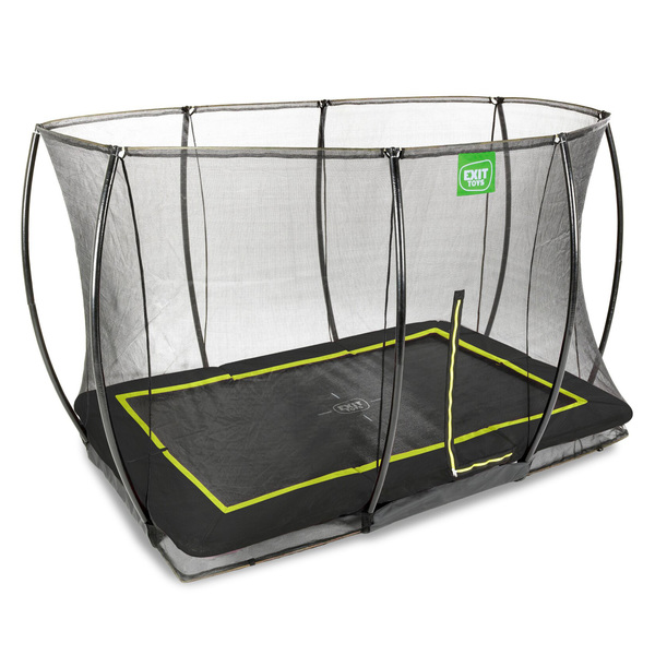 Trampoline Silhouette enterré 244 x 366 cm noir