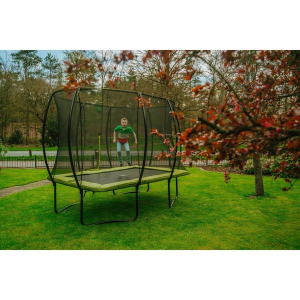 Trampoline Silhouette 214 x 305 cm vert