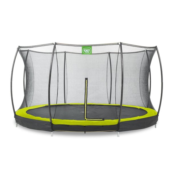 Trampoline enterré Silhouette 3,66 m avec filet vert