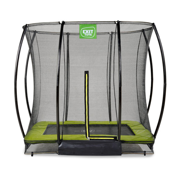 Trampoline Silhouette enterré 153 x 214 cm vert