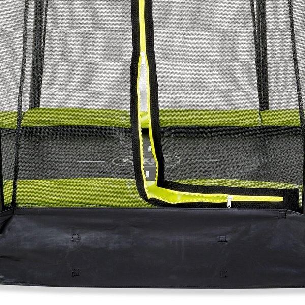 Trampoline Silhouette enterré 153 x 214 cm vert