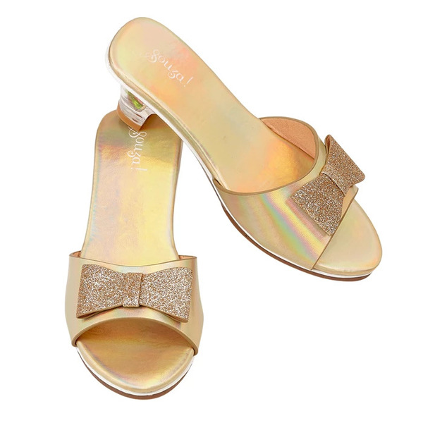 Mules à talon Emmeline dorées 27/28