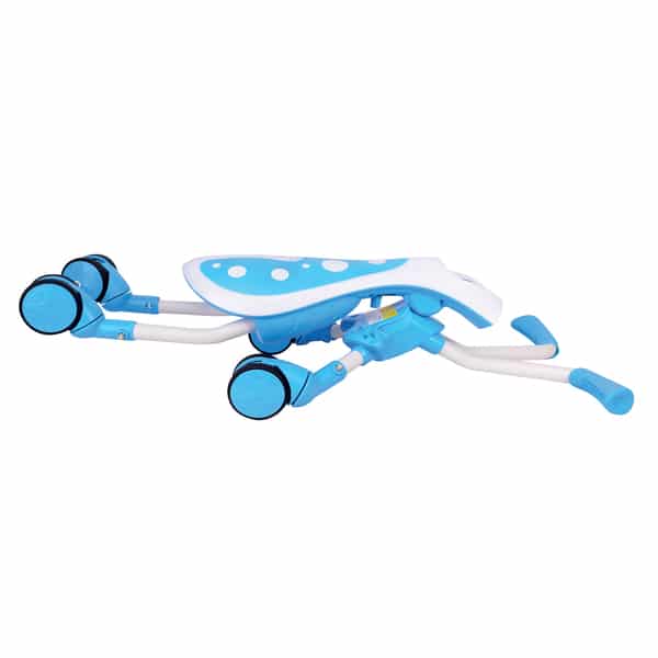 Porteur 4 roues Scramblebug pliable bleu