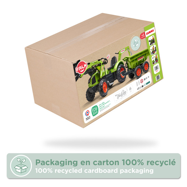 Tractopelle à pédales Claas