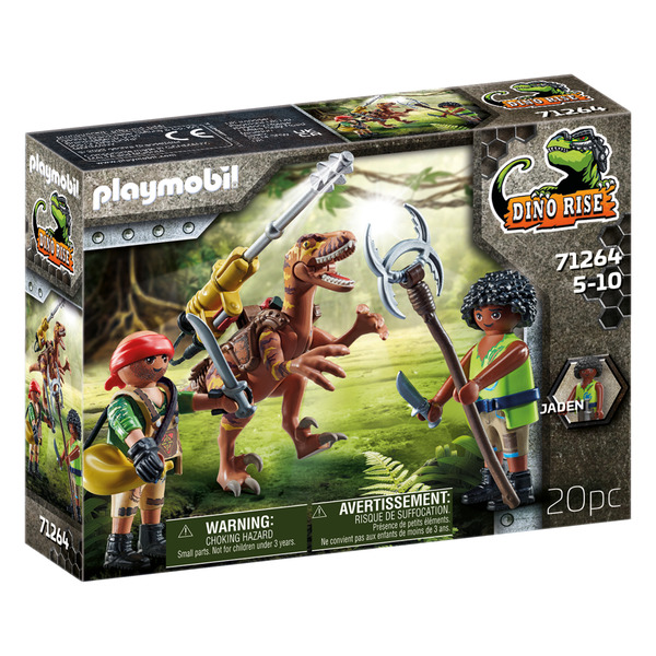 71264 - Playmobil Dino Rise - Deinonychus et guerriers