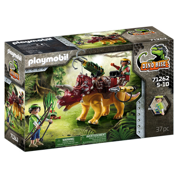 71262 - Playmobil Dino Rise - Tricératops et soldats