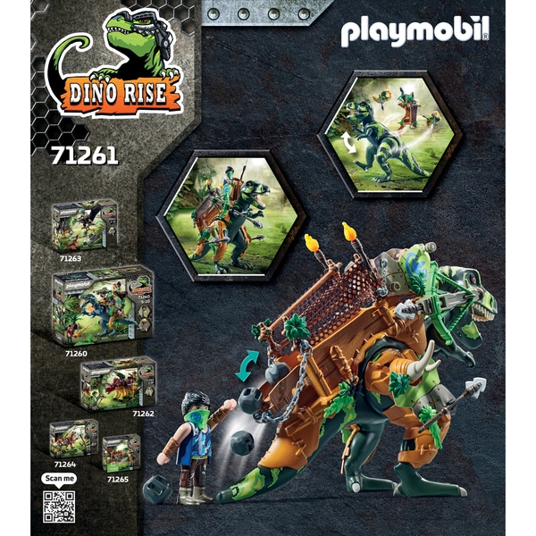 71261 - Playmobil Dino Rise - Tyrannosaure et soldat