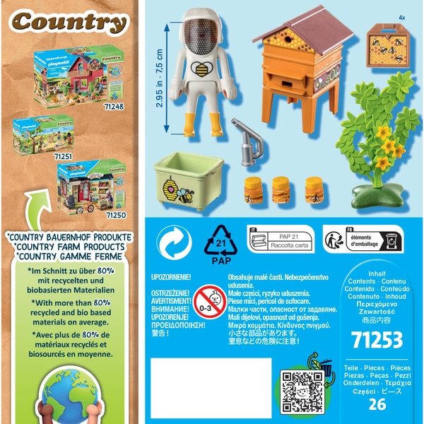 71253 - Playmobil Country - Apicultrice avec ruche