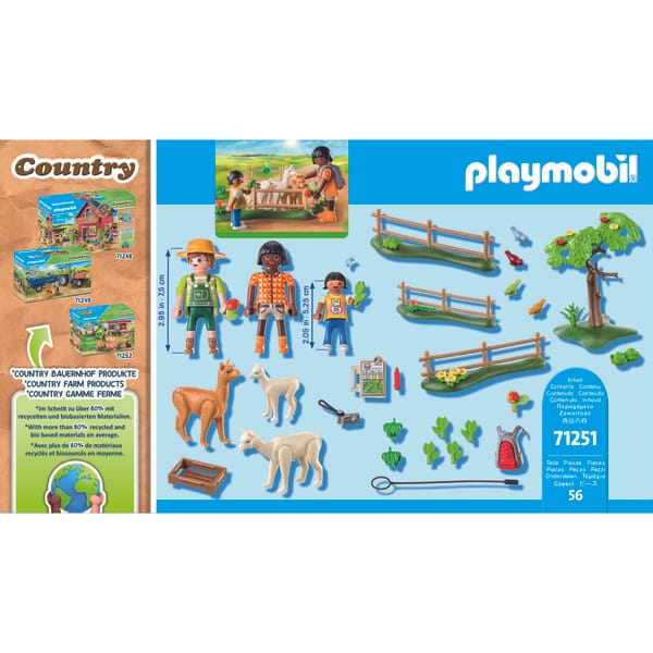 71251 - Playmobil Country - Randonneurs et alpagas