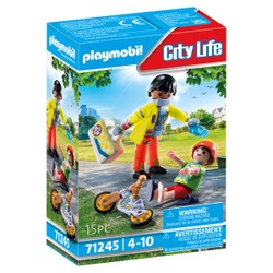 71245 - Playmobil City Life - Secouriste avec blessé