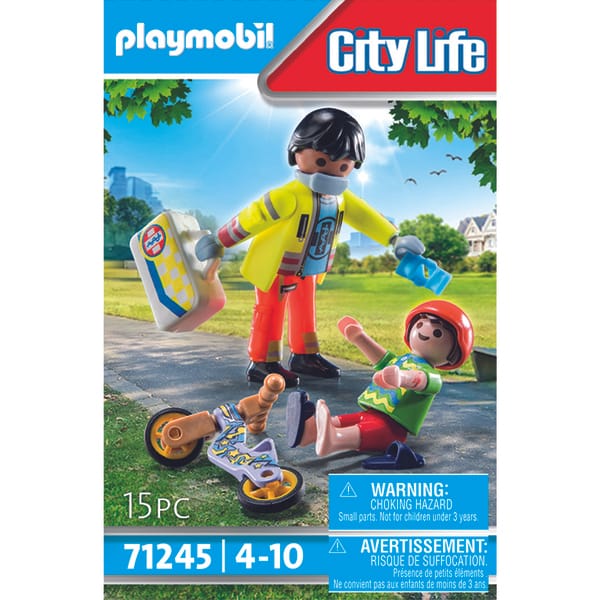 71245 - Playmobil City Life - Secouriste avec blessé