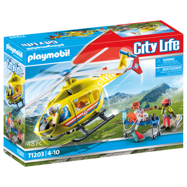 71203 - Playmobil City Life - Hélicoptère de secours