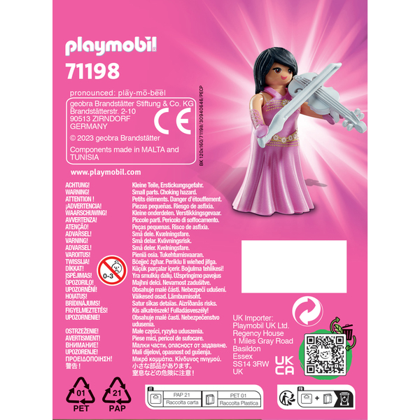 71198 - Playmobil Spécial Plus - Violoniste