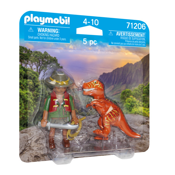 71206 - Playmobil - Aventurier et tyrannosaure 