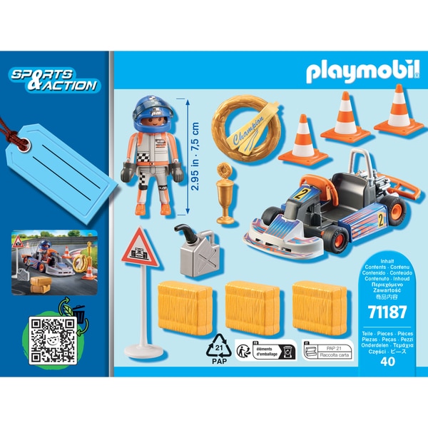 71187 - Playmobil Sports & Action - Pilote de kart