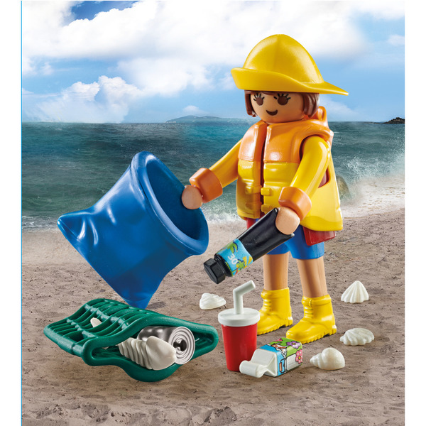 71163 - Playmobil Special Plus - Bénévole de ramassage de déchets