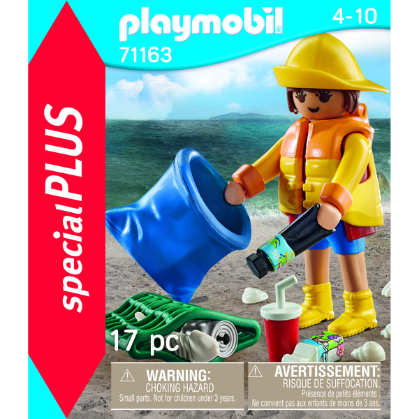 71163 - Playmobil Special Plus - Bénévole de ramassage de déchets