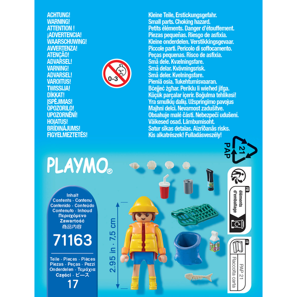 71163 - Playmobil Special Plus - Bénévole de ramassage de déchets