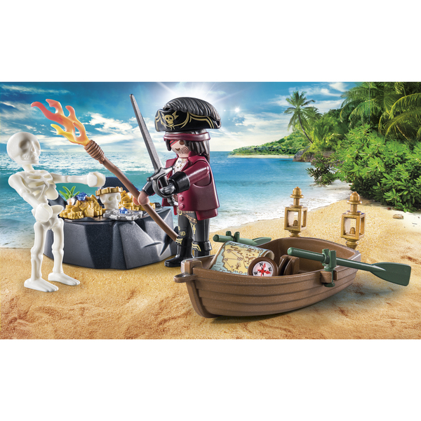 71254 - Playmobil Pirates - Starter Pack Pirate et barque