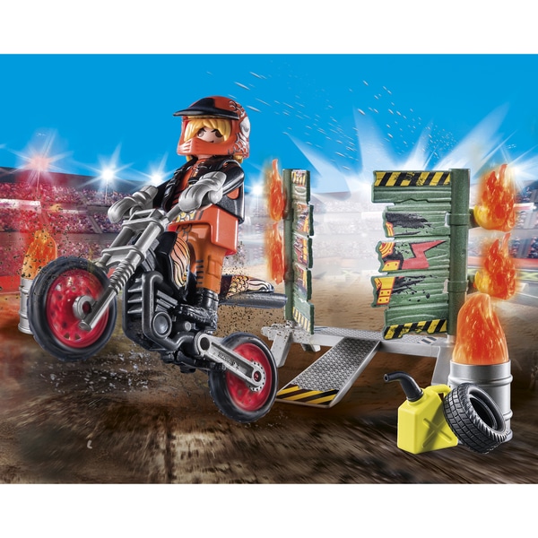 70554 - Playmobil Stuntshow - Véhicule et pompier Playmobil : King Jouet, Playmobil  Playmobil - Jeux d'imitation & Mondes imaginaires