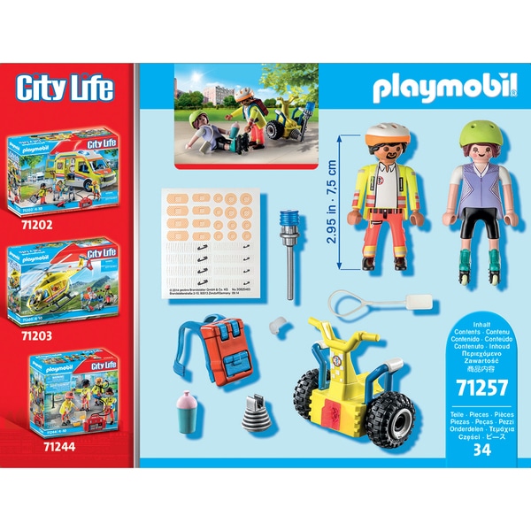 71257 - Playmobil City Life - Secouriste avec gyropode