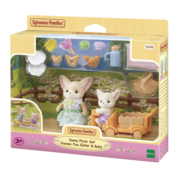 Sylvanian Families - 5698 - Le set de pique-nique des frères et sœurs Fennec