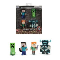Set de 4 figurines de 6 cm Minecraft