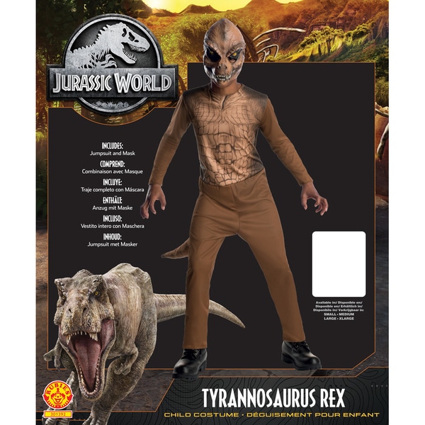 Déguisement Jurassic World T-Rex 7/8 ans