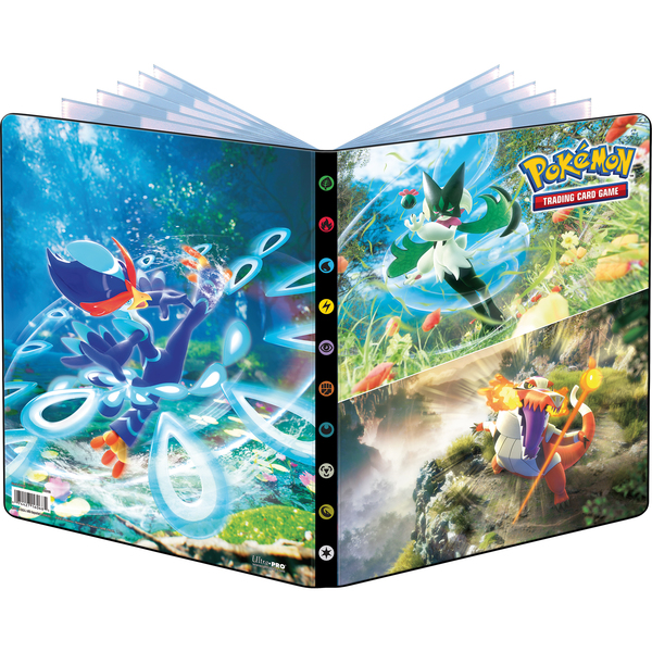 Cahier range-cartes A4 Pokemon Ecarlate et Violet 2