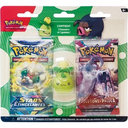 Pack 2 Boosters Pokémon et Gomme
