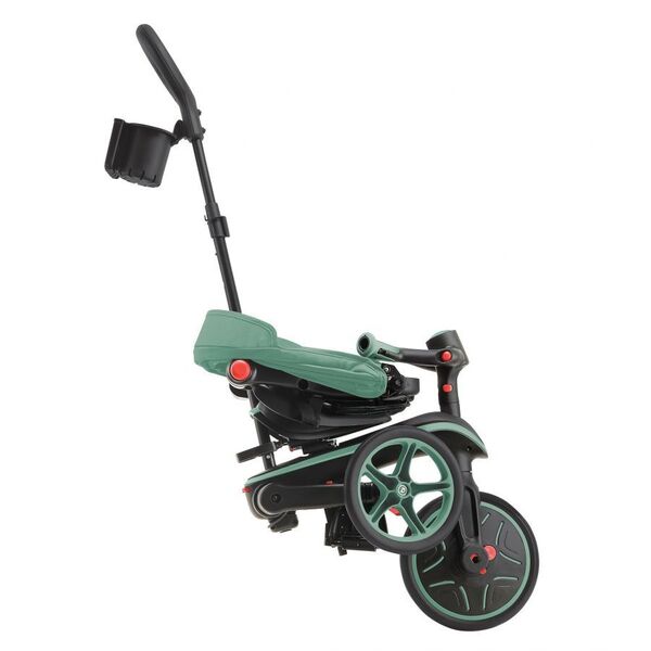 Tricycle Explorer 4en1 évolutif et pliable vert olive
