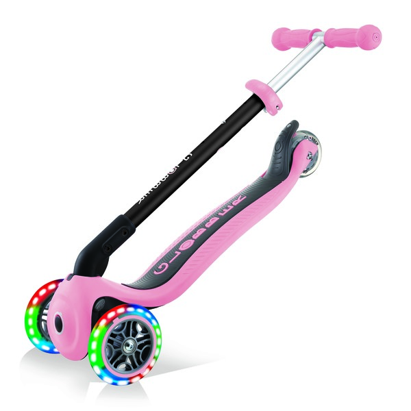 Trottinette Go up 3en1 évolutive rose lumineuse