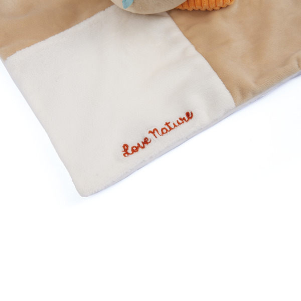 Doudou carré de tissus ourson mignon - Soft
