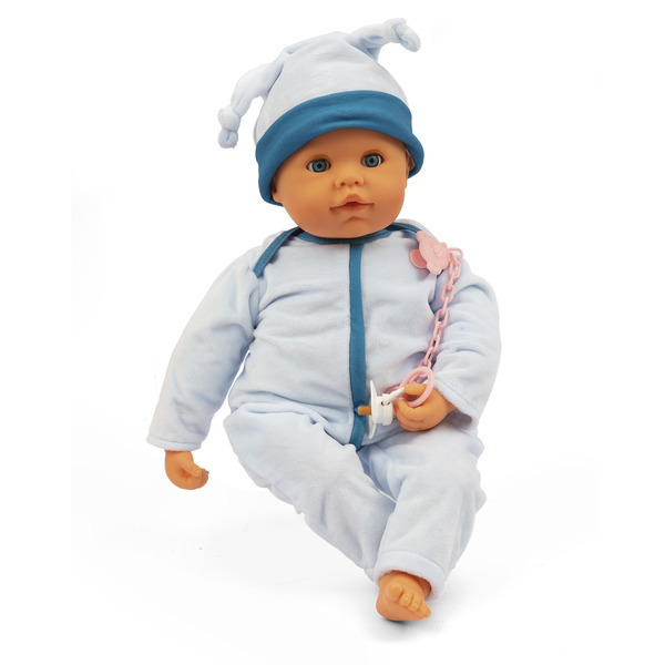 Poupon en pyjama bleu interactif Bonnie 48 cm