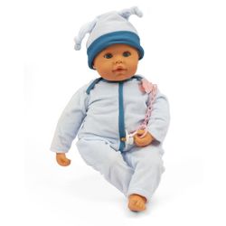 Poupon en pyjama bleu interactif Bonnie 48 cm