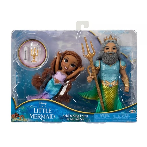 Coffret Poupées Ariel et le Roi Triton - La Petite Sirène