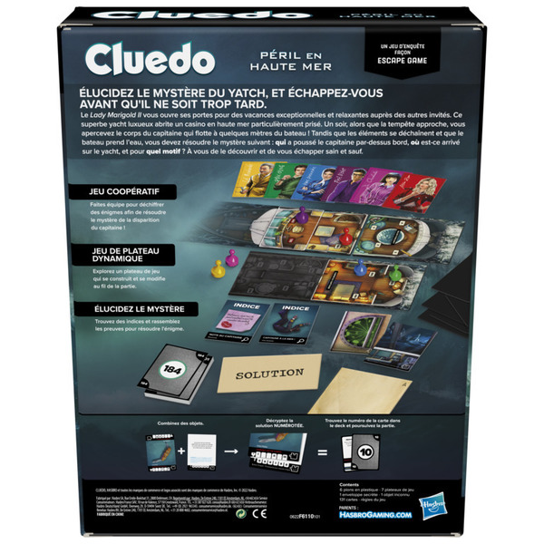 Cluedo façon Escape Game - Péril en haute mer 