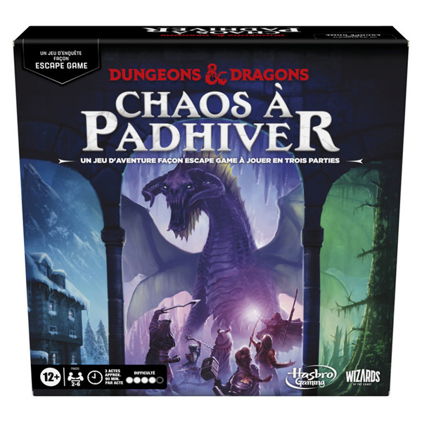 Chaos à Padhiver - Donjons et Dragons Hasbro Gaming : King Jouet, Jeux de  société Adultes Hasbro Gaming - Jeux de société