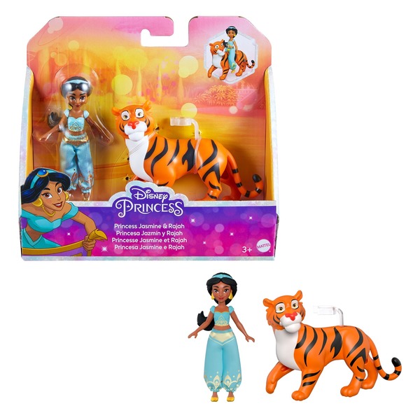 Mini-poupée 8,5 cm Jasmine et Rajah - Disney Princesses 