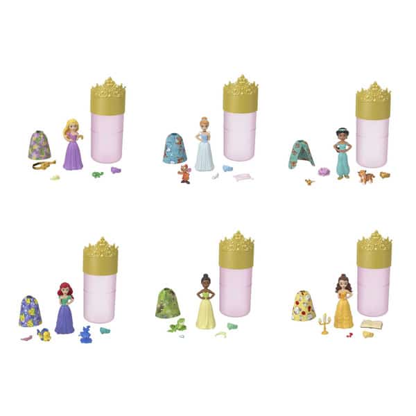 Coffret mini-poupée Color Reveal - Disney Princesses 