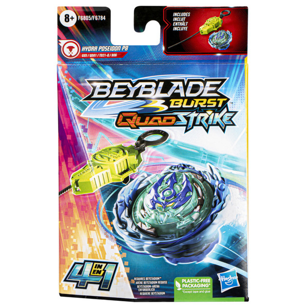 Starter Pack Beyblade Burst QuadStrike - Hydra Poseidon P8 