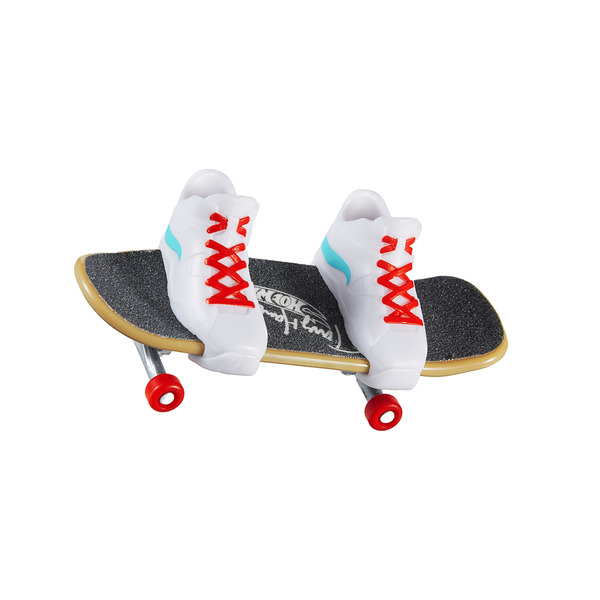 Finger Skate Hot Wheels - Coffret de 4 planches et chaussures Tony Hawk