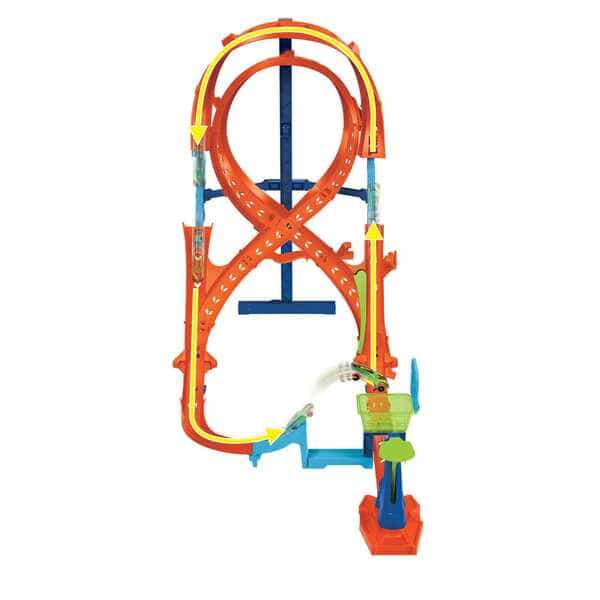 Circuit Piste Cascade Grand Huit - Hot Wheels 