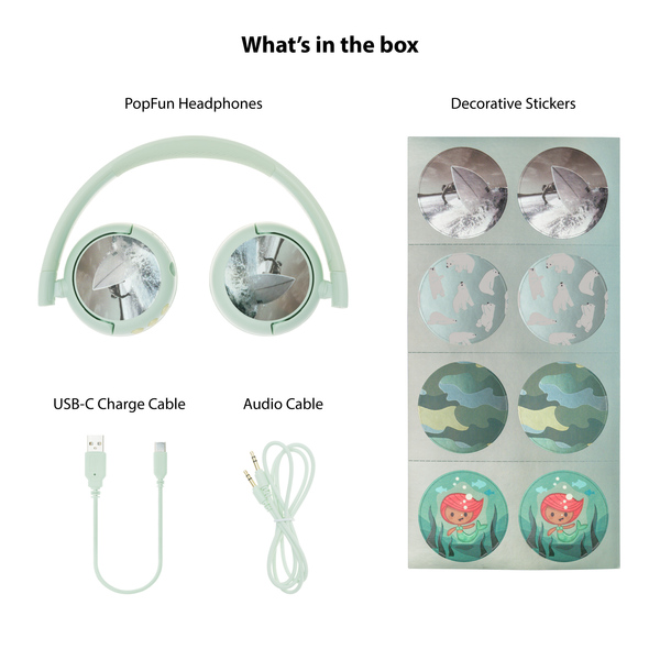 Casque BuddyPhones vert