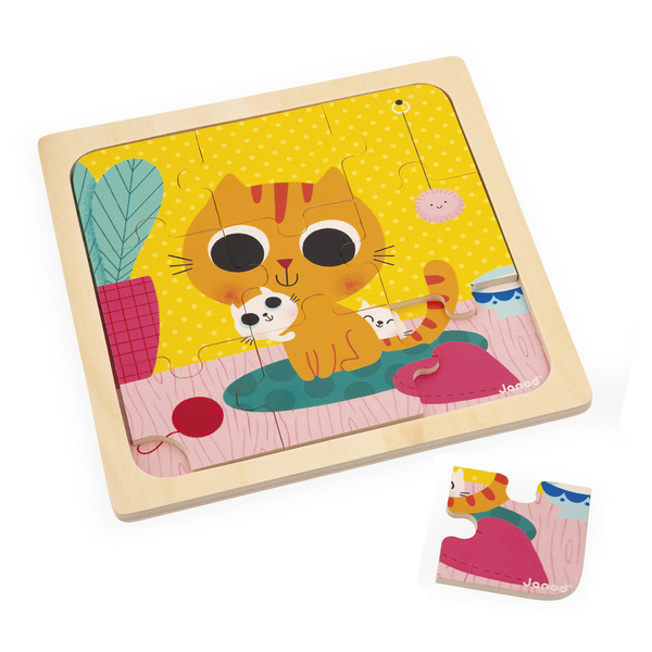 Puzzle en bois chat Peanut